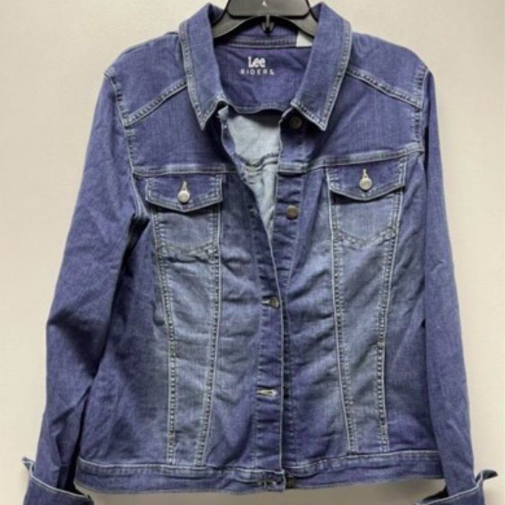 NEW Lee Riders Womens Jean Jacket XL